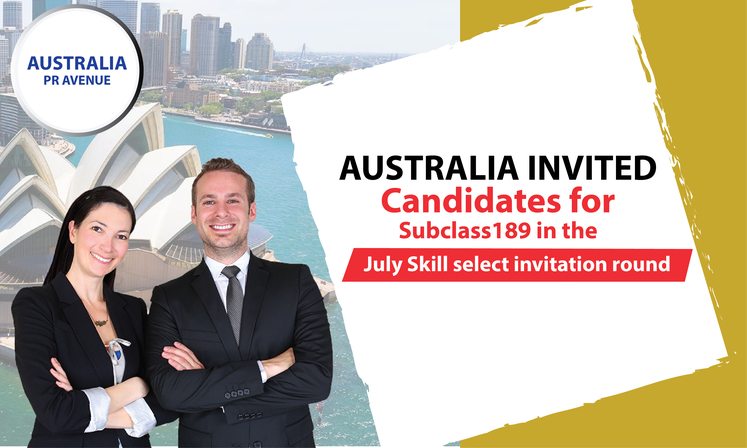 Australia Skilled Select Invitation Round July 2019
